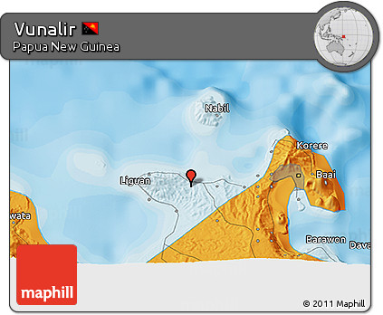 Political 3D Map of Vunalir