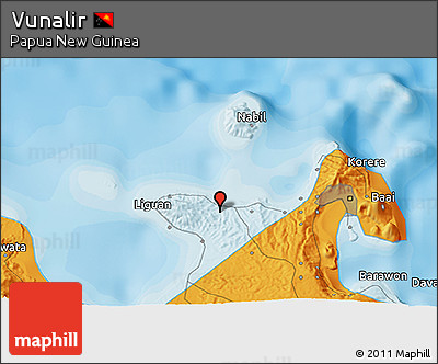 Political 3D Map of Vunalir