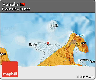 Political 3D Map of Vunalir