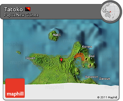 Satellite 3D Map of Tatoko