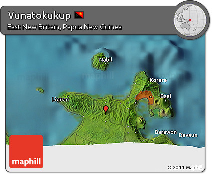 Satellite 3D Map of Vunatokukup