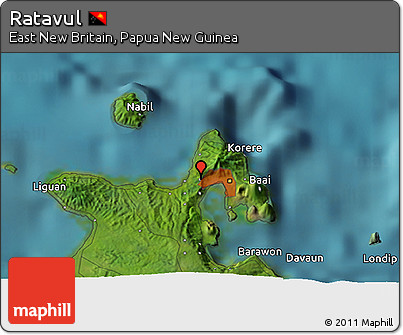 Satellite 3D Map of Ratavul