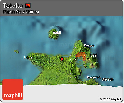 Satellite 3D Map of Tatoko
