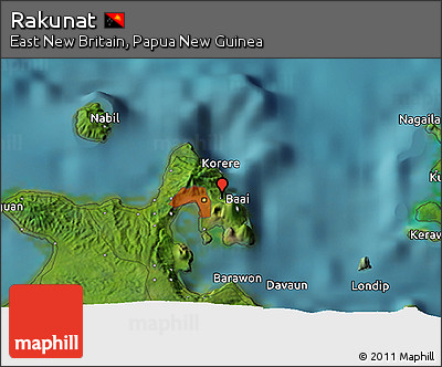 Satellite 3D Map of Rakunat