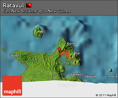 Satellite 3D Map of Ratavul
