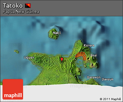 Satellite 3D Map of Tatoko