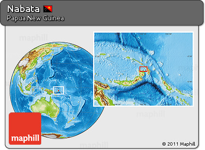 Physical Location Map of Nabata