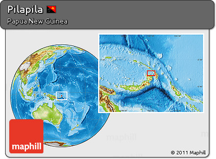 Physical Location Map of Pilapila