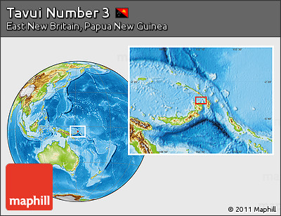 Physical Location Map of Tavui Number 3