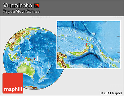 Physical Location Map of Vunairoto