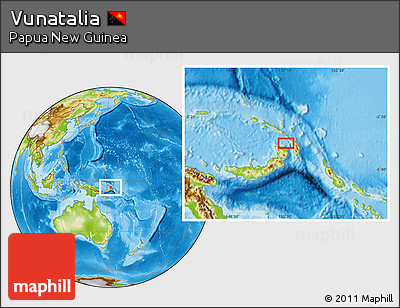 Physical Location Map of Vunatalia