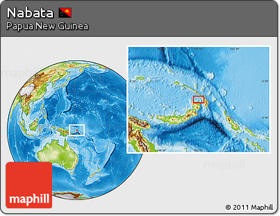 Physical Location Map of Nabata