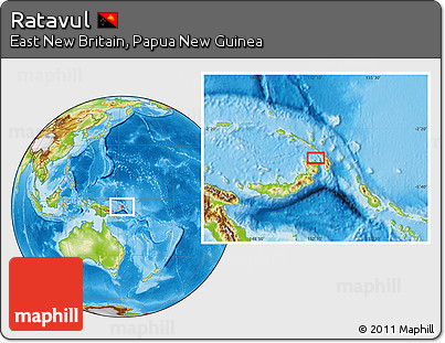Physical Location Map of Ratavul
