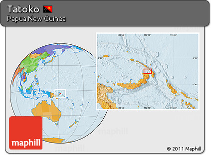 Political Location Map of Tatoko