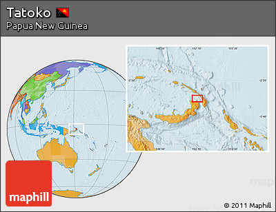 Political Location Map of Tatoko
