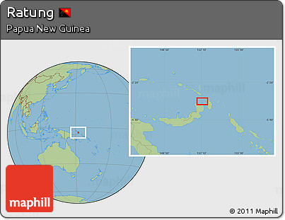 Savanna Style Location Map of Ratung