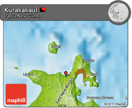 Physical Map of Kurakakaul