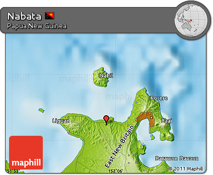 Physical Map of Nabata