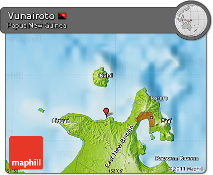 Physical Map of Vunairoto