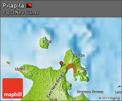 Physical Map of Pilapila