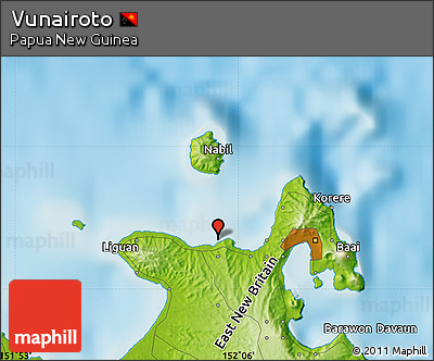 Physical Map of Vunairoto