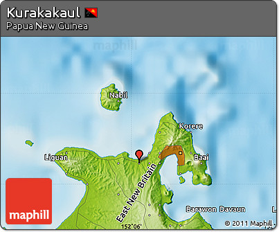 Physical Map of Kurakakaul