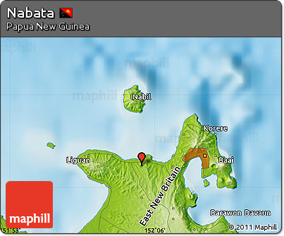 Physical Map of Nabata