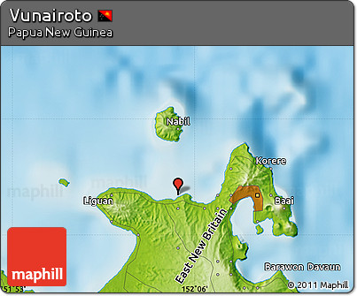 Physical Map of Vunairoto