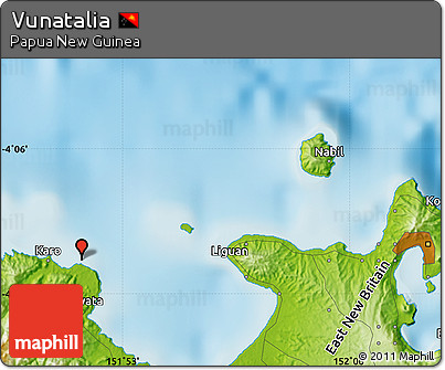 Physical Map of Vunatalia