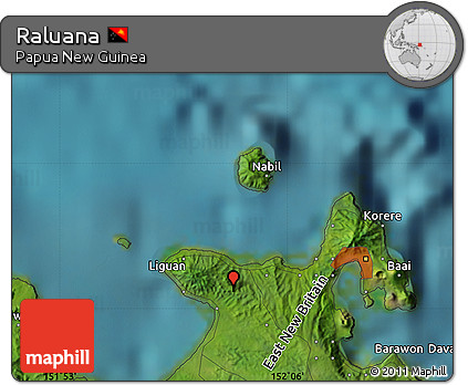 Satellite Map of Raluana