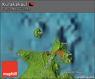Satellite Map of Kurakakaul