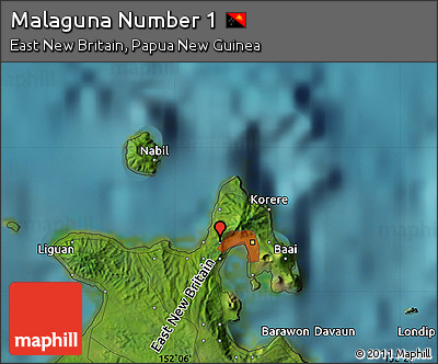 Satellite Map of Malaguna Number 1