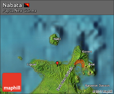 Satellite Map of Nabata