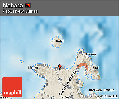 Shaded Relief Map of Nabata