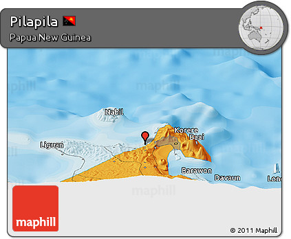 Political Panoramic Map of Pilapila