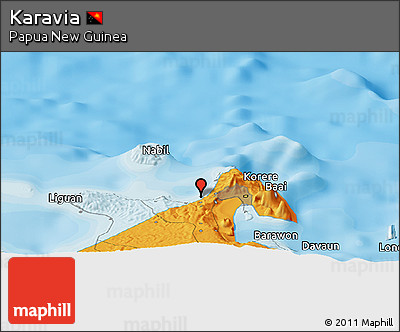 Political Panoramic Map of Karavia