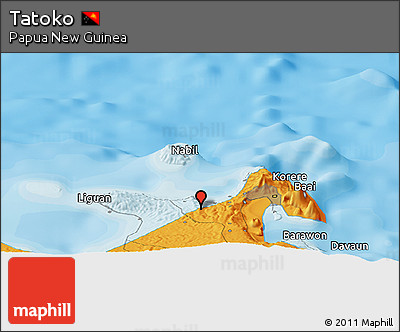 Political Panoramic Map of Tatoko