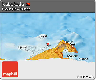 Political Panoramic Map of Kabakada