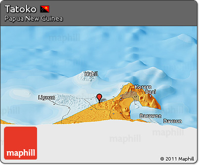 Political Panoramic Map of Tatoko