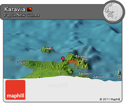 Satellite Panoramic Map of Karavia