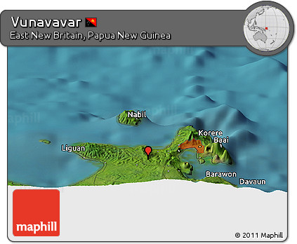 Satellite Panoramic Map of Vunavavar