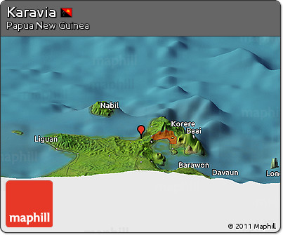 Satellite Panoramic Map of Karavia