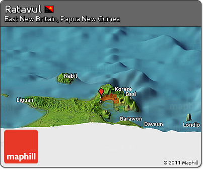 Satellite Panoramic Map of Ratavul