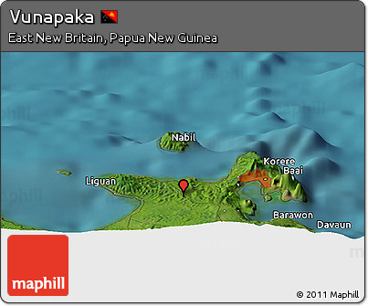Satellite Panoramic Map of Vunapaka