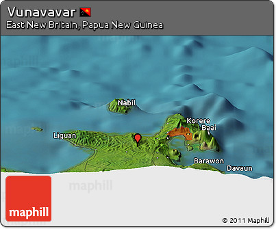 Satellite Panoramic Map of Vunavavar