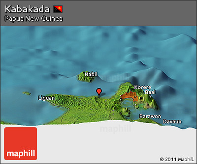 Satellite Panoramic Map of Kabakada