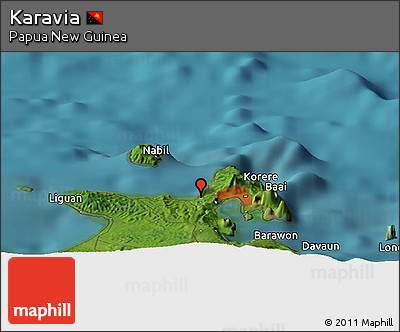 Satellite Panoramic Map of Karavia