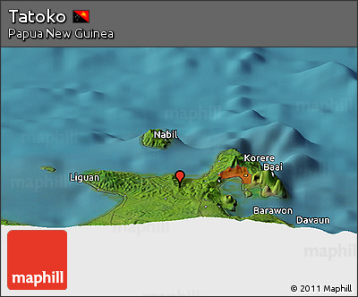Satellite Panoramic Map of Tatoko