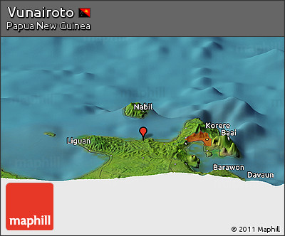 Satellite Panoramic Map of Vunairoto
