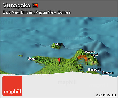 Satellite Panoramic Map of Vunapaka